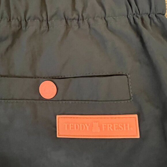 TEDDY FRESH Men's nylon shorts with silicone orange hardware - Picture 4 of 4